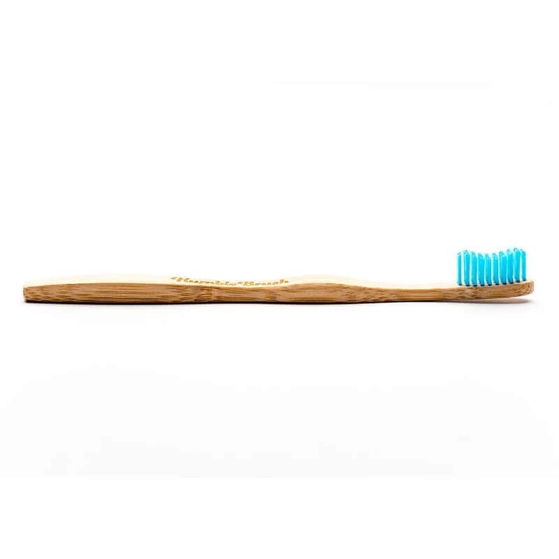 Humble Brush natürliche weiche blaue Erwachsenen-Zahnbürste - umweltfreundlich
