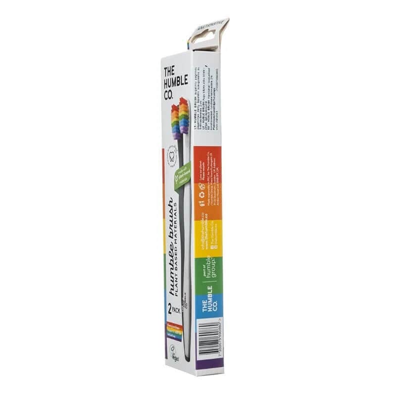 Humble Brush Ultra Soft Pflanzenbasierte Zahnbürste 2er-Pack