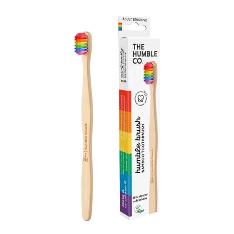 Humble Brush umweltfreundliche Bambuszahnbürste mit weichen Borsten