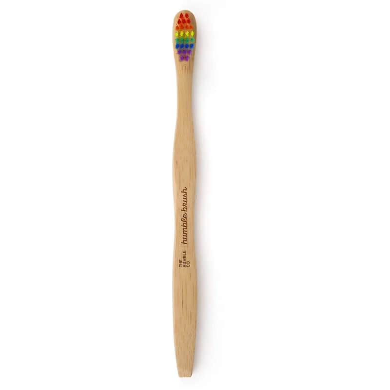 Humble Brush Regenbogen Zahnbürste Medium für Erwachsene