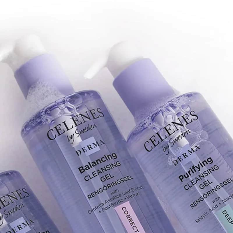 Celenes feuchtigkeitsspendendes Gesichtsreinigungs-Gel mit Hyaluronsäure 250ml