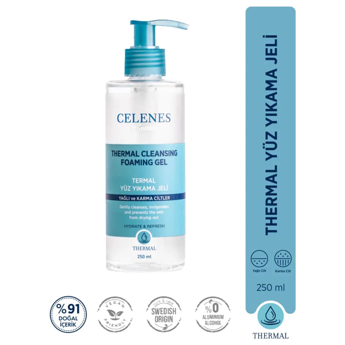 Celenes Thermales Waschgel für fettige und Mischhaut 250ml