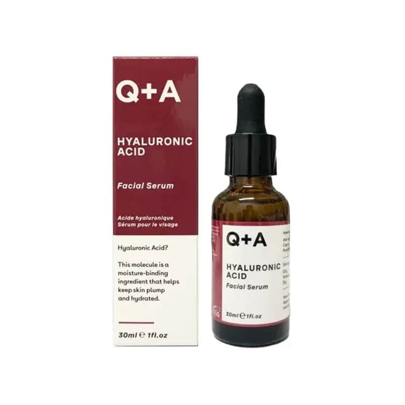 Q+A Hyaluronsäure Serum 30ml - Feuchtigkeitsspendende Anti-Aging-Feuchtigkeitscreme