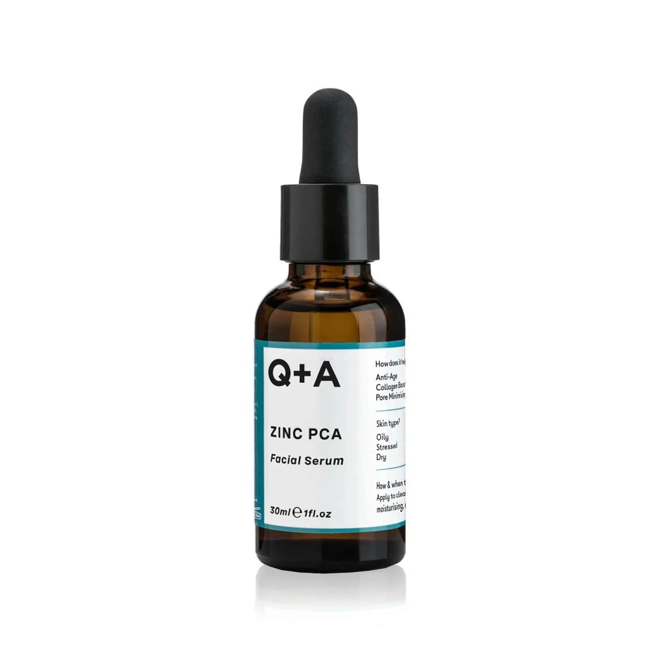 Q+A Zink PCA Serum mit Reishi &amp; Shiitake - 30ml