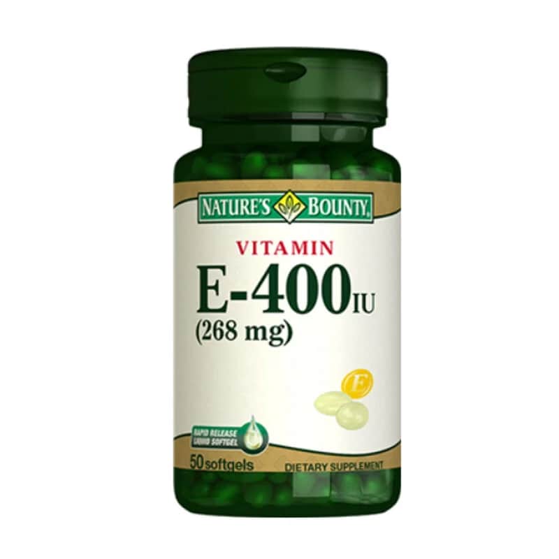 Natures Bounty Vitamin E 400 IE Antioxidans 50 Gelkapseln