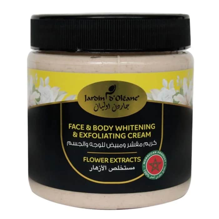 Jardin Oleane Gesichts- und Körperaufhellende und Peeling-Creme