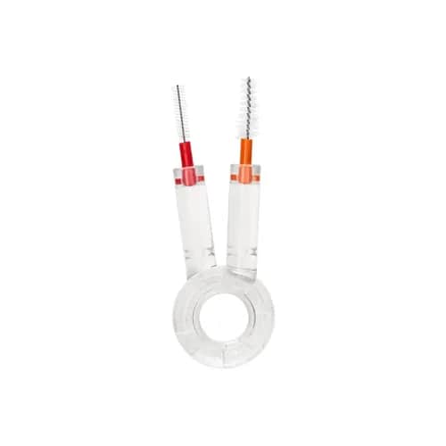 Curaprox Reise Ortho Set - Kompakte kieferorthopädische Pflege, Orange