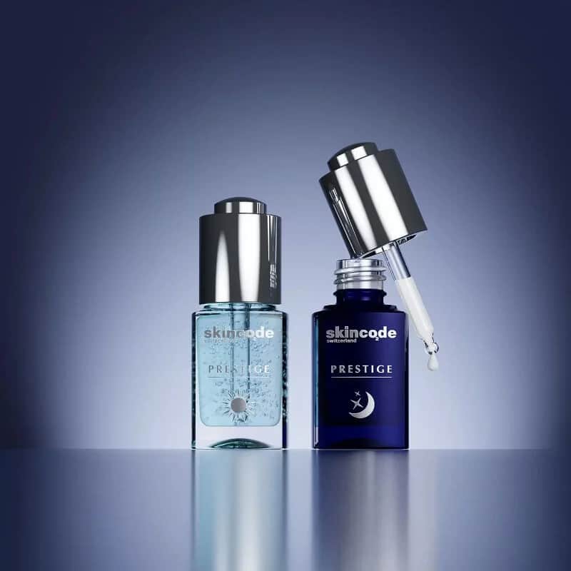 Skincode Prestige Tages- und Nachtpflege Ampullen-Set - Jugendlicher Glanz