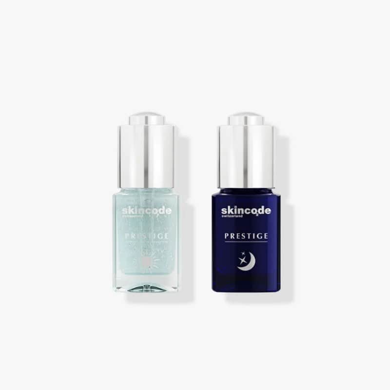 Skincode Prestige Tages- und Nachtpflege Ampullen-Set - Jugendlicher Glanz