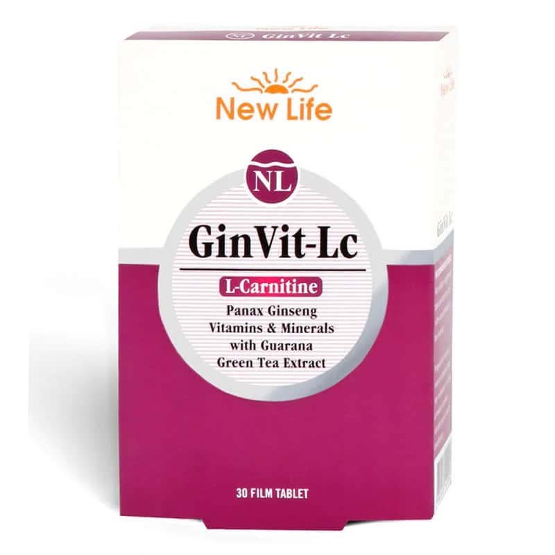 New Life GinVit-Lc L-Carnitin 30 Tabletten
