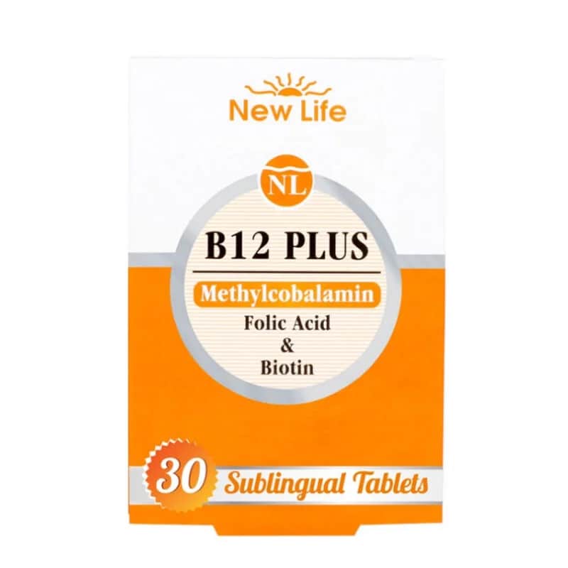 New Life B12 Plus: Energie, Folsäure &amp; Biotin Kapseln