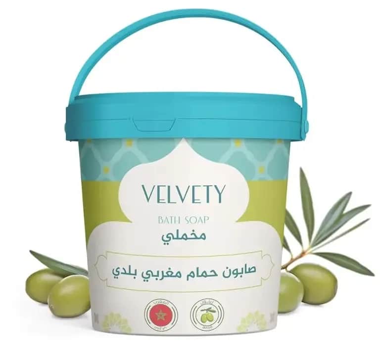 Marokkanische Bade-Seife mit Olivenöl 1 kg von Mukhmali