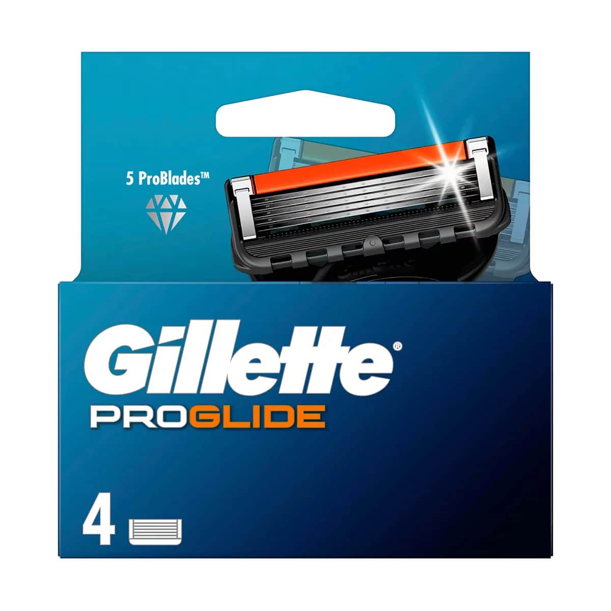 Gillette Fusion ProGlide Rasierklingen Nachfüllpackung - 4 Stück
