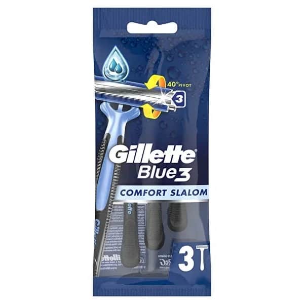 Gillette Blue3 Slalom Einwegrasierer mit Komfortstreifen