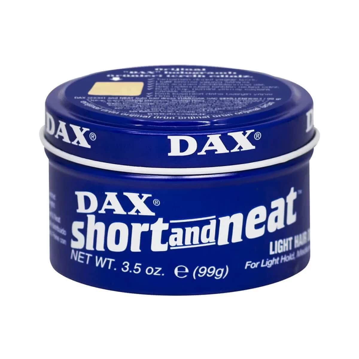 Dax Short and Neat Haarkreme - Natürlich, Frizz Kontrolle, 99g
