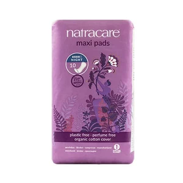 Natracare Bio Maxi Nachtbinden - 10 Stück