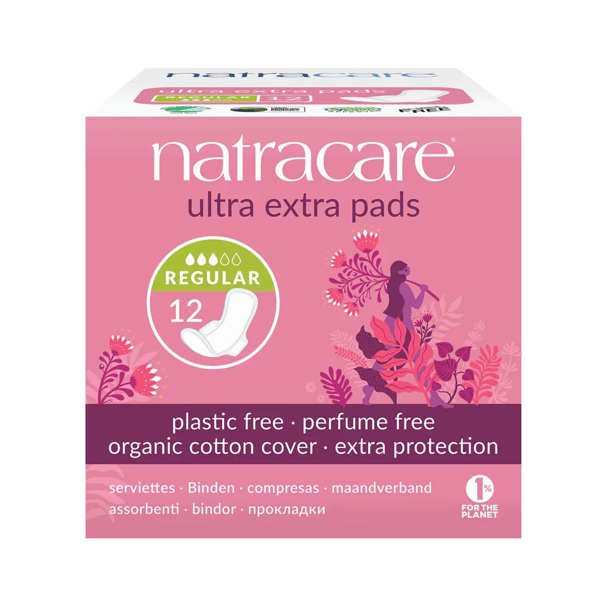 Natracare Ultra Extra Normal Binden - 12 Stück