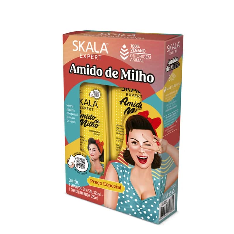 Milho: Maiswachstum Shampoo + Conditioner Set 325ml von Scala Expert