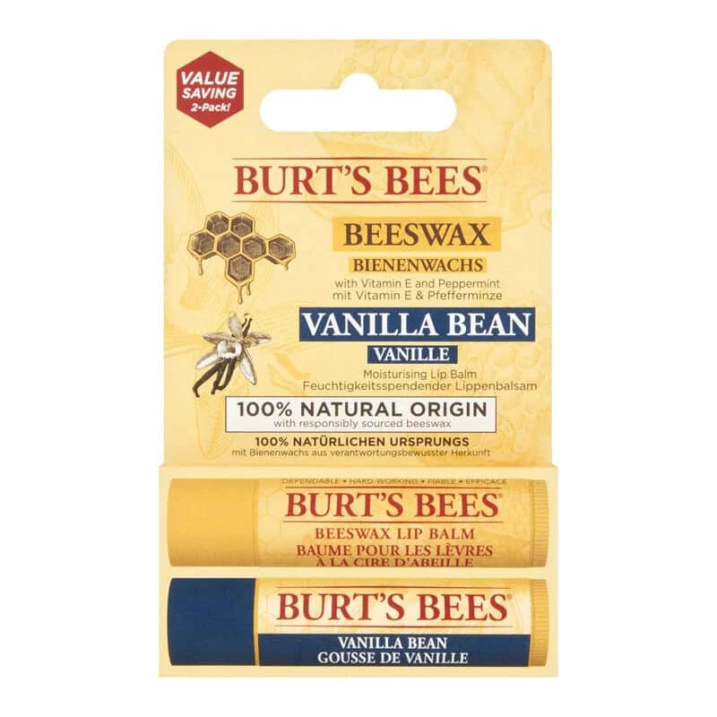 Burt's Bees 2er-Pack natürlicher Lippenbalsam (2 x 4,25 g)