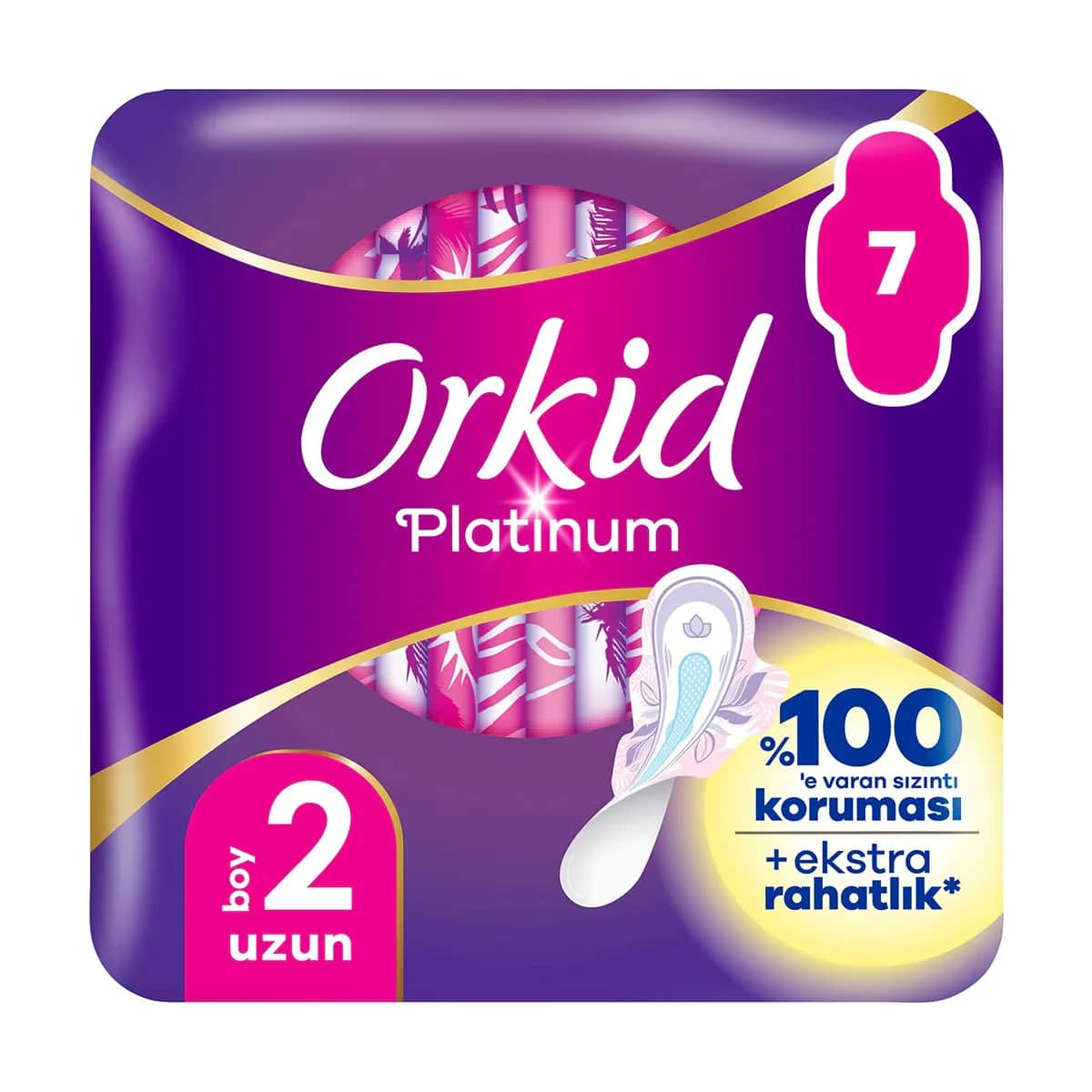 Orkid Platinum Nachtbinden - 7 Stück