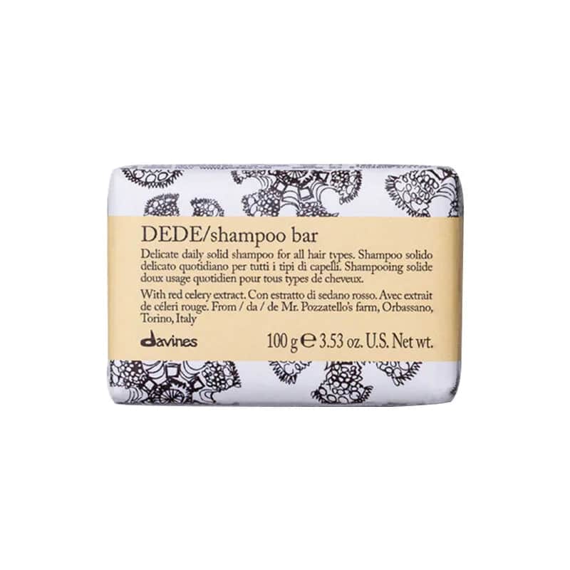 Davines Dede Shampoo Bar 100g - Feuchtigkeitsspendender &amp; Umweltfreundlicher Reiniger