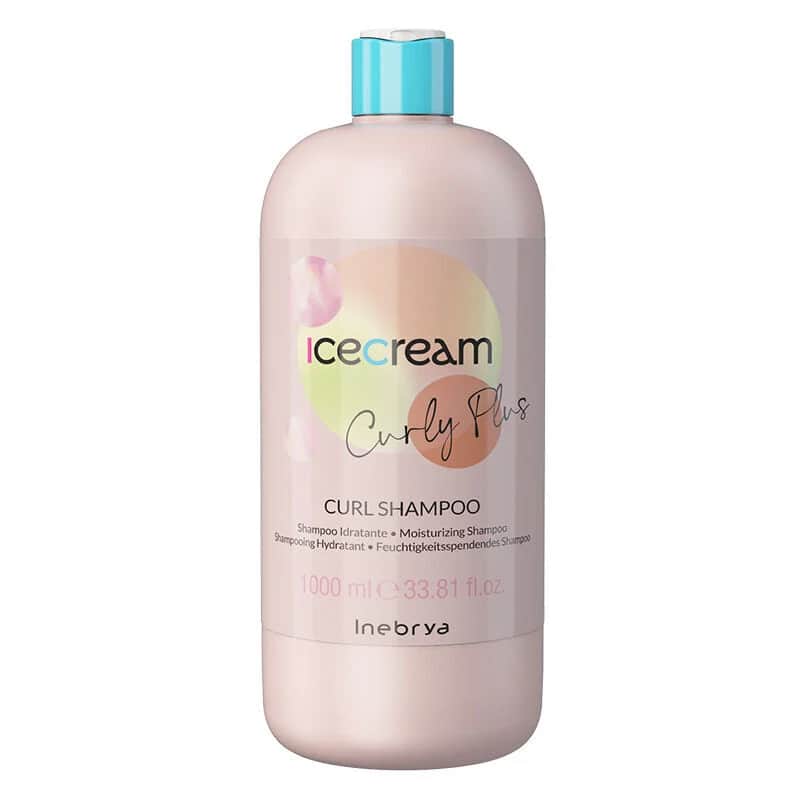 Inebrya Ice Cream Plus Feuchtigkeitsshampoo für lockiges Haar 1000ml