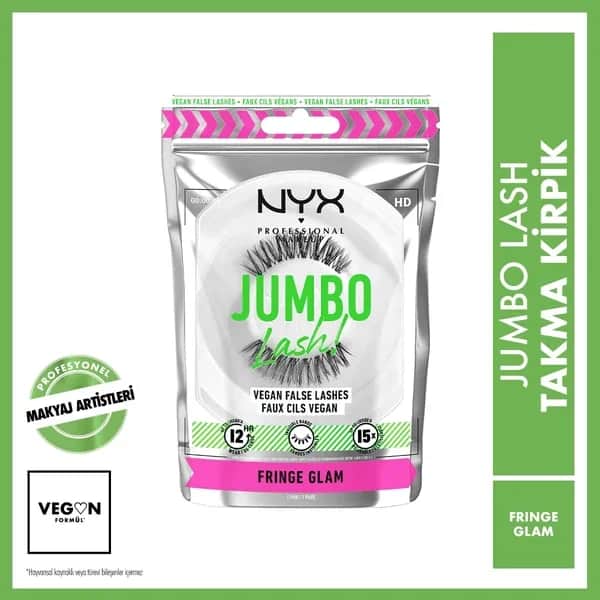 NYX Jumbo Lash Wimpern - Glam Fringe Stil