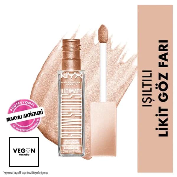Nyx Ultimate Glow Shots Flüssig Lidschatten - Highkey Lychee Shine