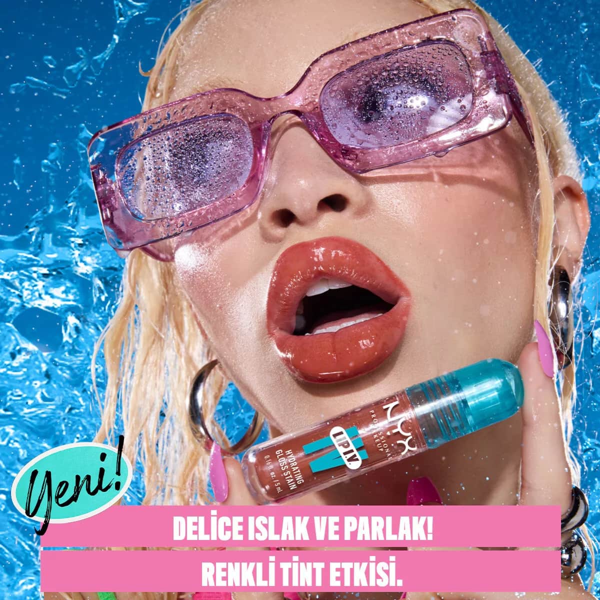 Nyx Lip IV Gloss Tint - Berry Thirsty