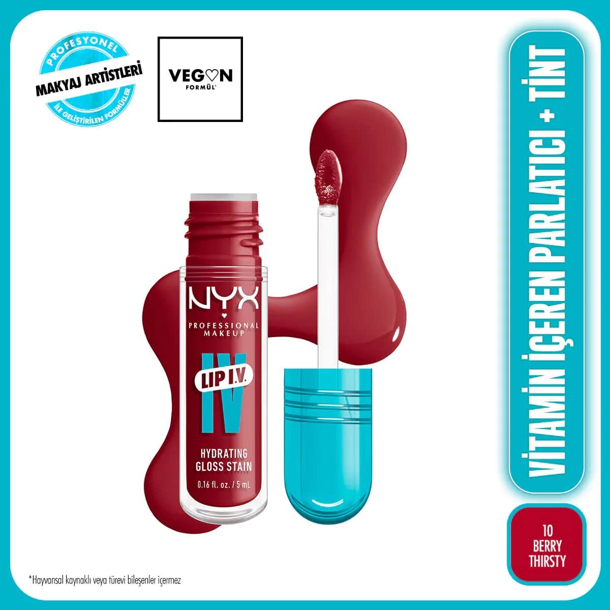 Nyx Lip IV Gloss Tint - Berry Thirsty