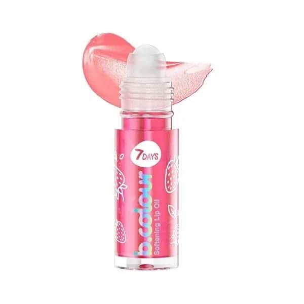 B.Colour 7 Tage weichmachendes Lippenöl - Vegane Erdbeer-Glanz 4ml