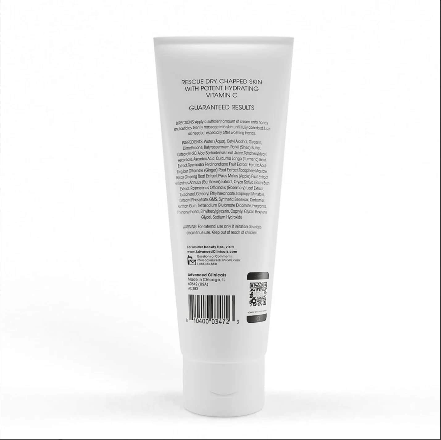 Advanced Clinicals Vitamin C Handcreme