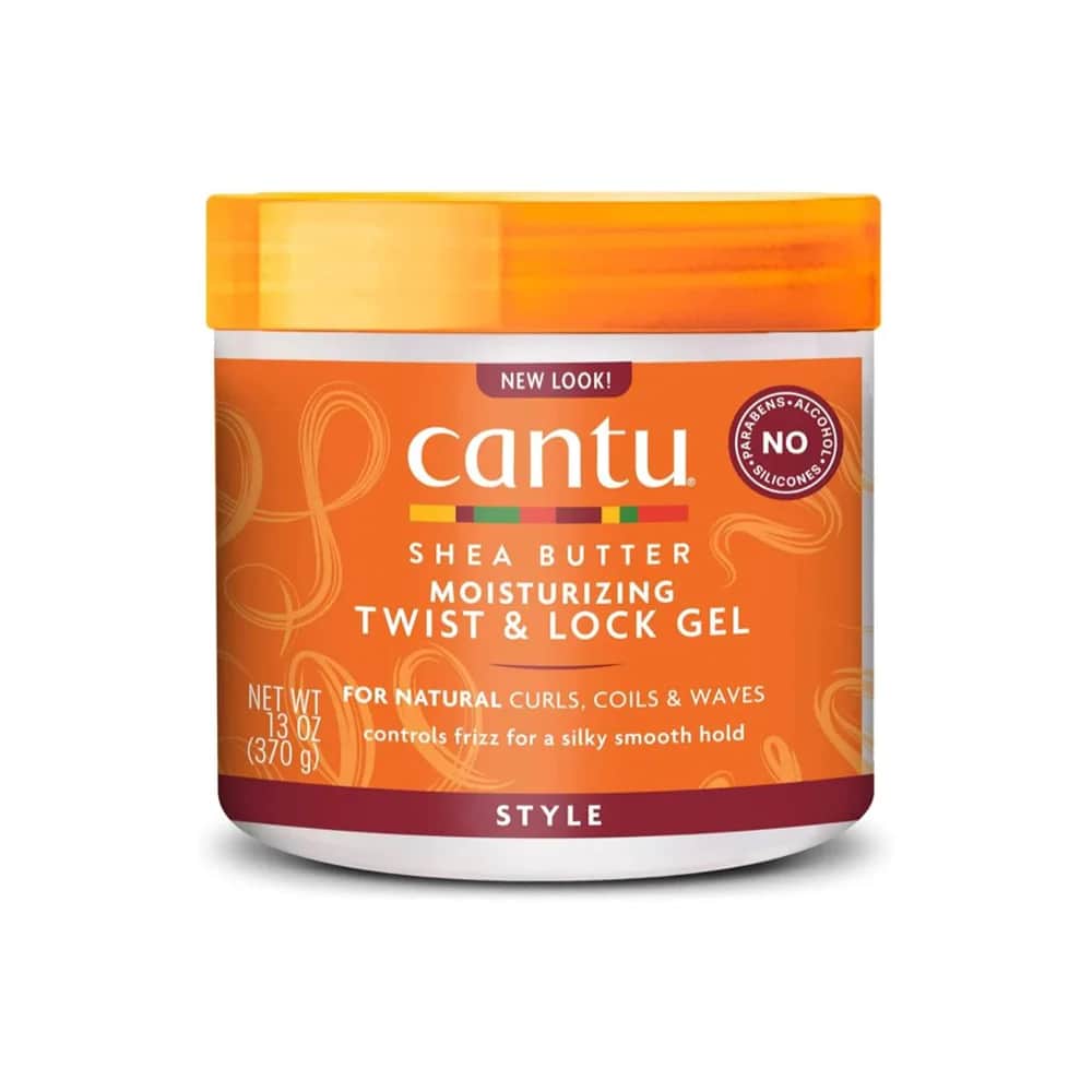 Cantu Lock And Twist Feuchtigkeitsspendendes Haargel mit Sheabutter 370 g
