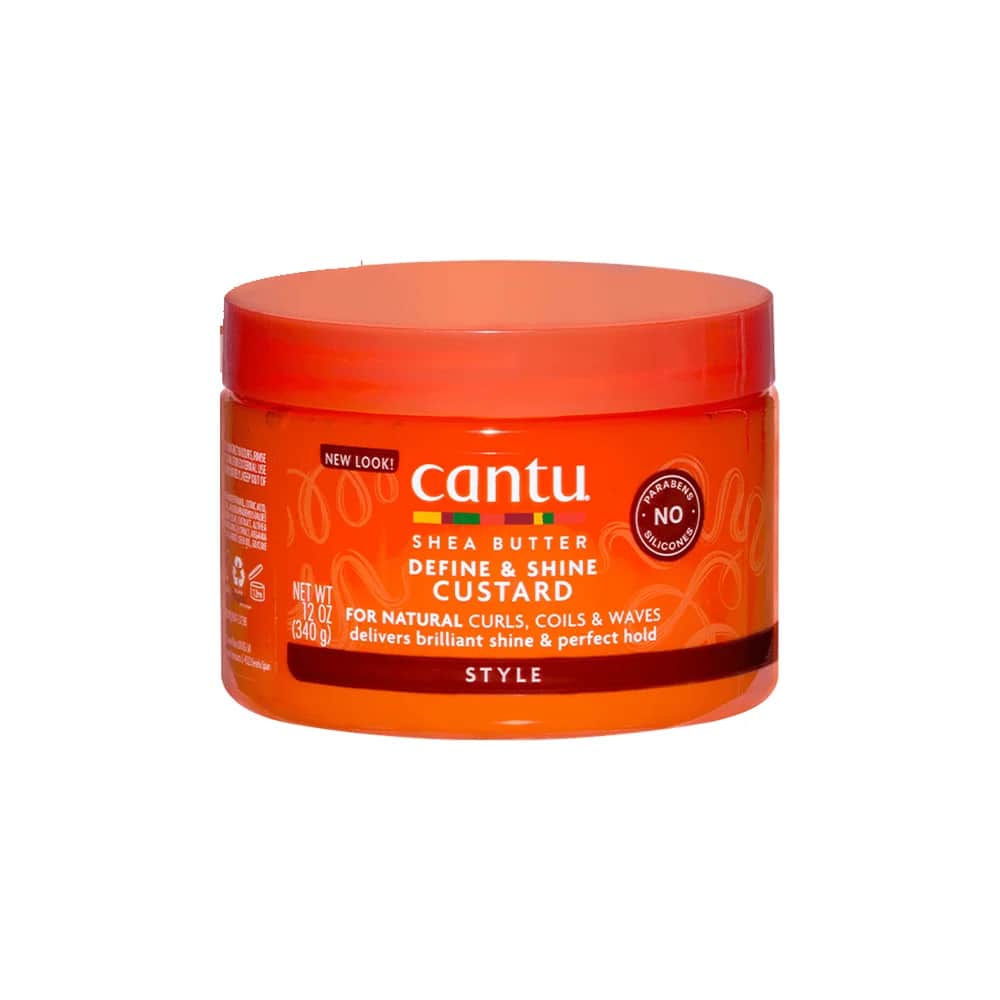 Sheabutter für natürliche Haare Custard für Definition und Glanz 340 Gramm von Cantu
