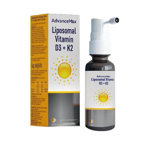 Mediniti AdvanceMax Liposomal D3+K2 Spray - 30ml