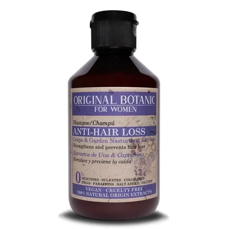 Original Botanic Veganes Anti-Haarausfall Shampoo für Frauen 250ml