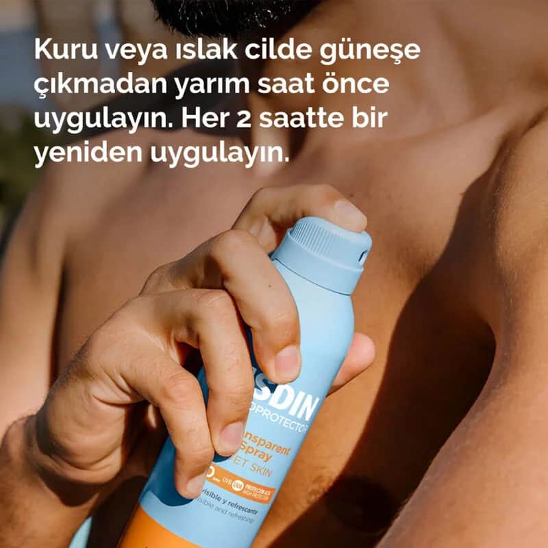 Transparente Sonnencreme für helle Hautschutz SPF 50 250 ml von Isdin