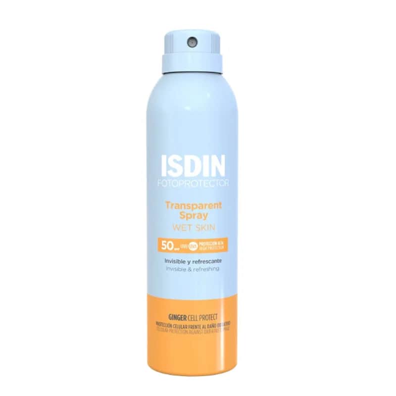 Transparente Sonnencreme für helle Hautschutz SPF 50 250 ml von Isdin
