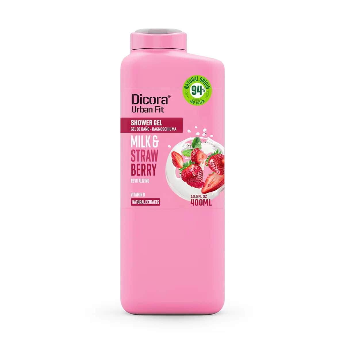 Dicora Urban Fit Erdbeere &amp; Milch Duschgel 400ml