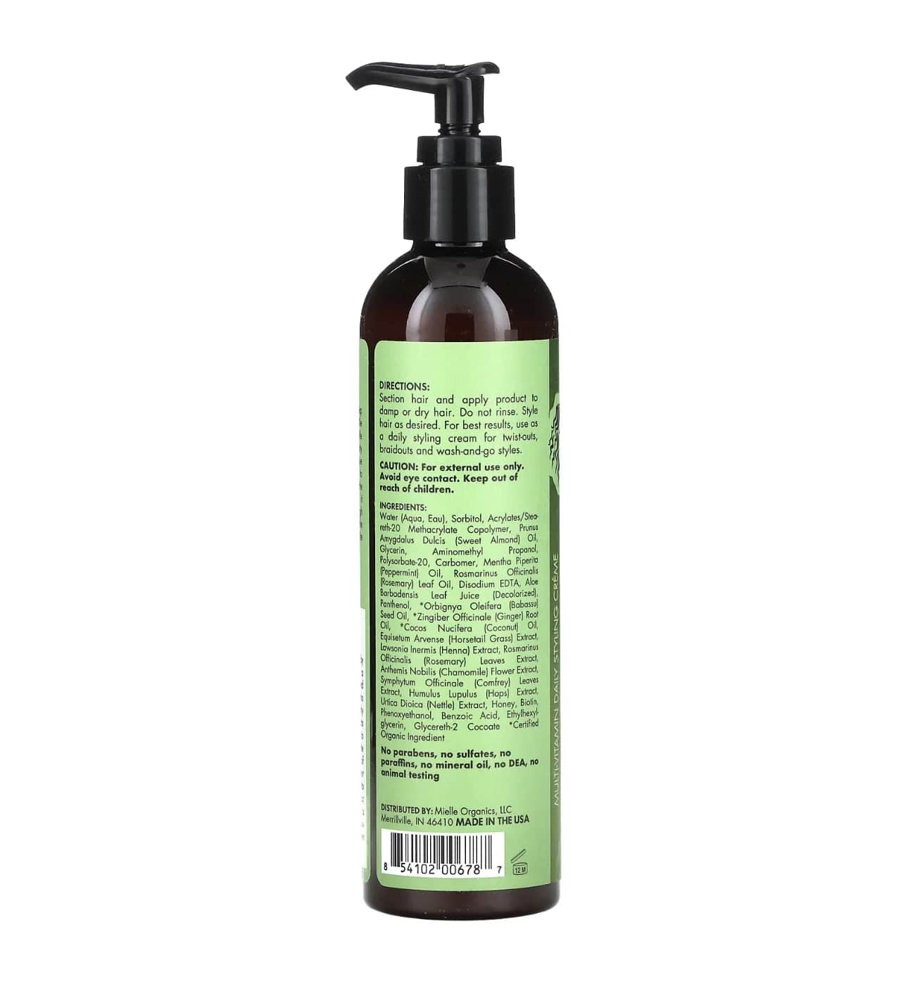 Rosmarin und Minze Stylingcreme von Mielle Organics