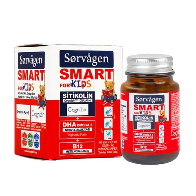 Sorvagen Smart Kids Citicolin DHA 60 Stück