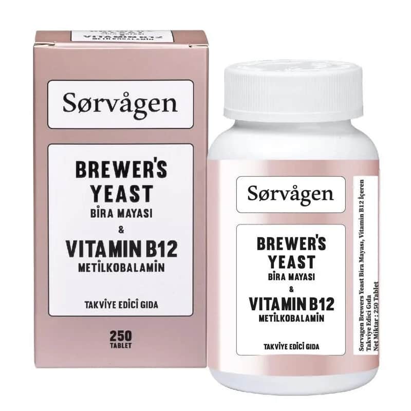 Sorvagen Bierhefe mit B12 - 250 Tabletten