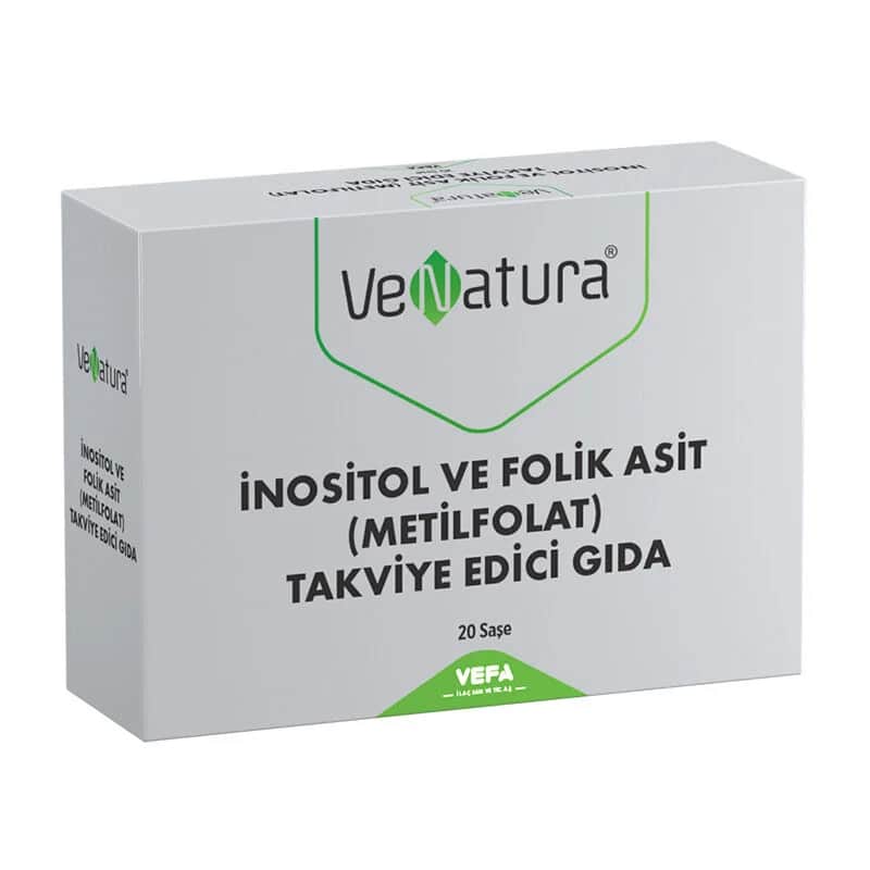 VeNatura Inositol &amp; Methylfolat Folsäure Sachets - 20 Stück