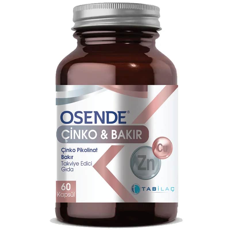 Osende Zink Kupfer Kapseln - Immunsystem Unterstützung &amp; Energie Boost