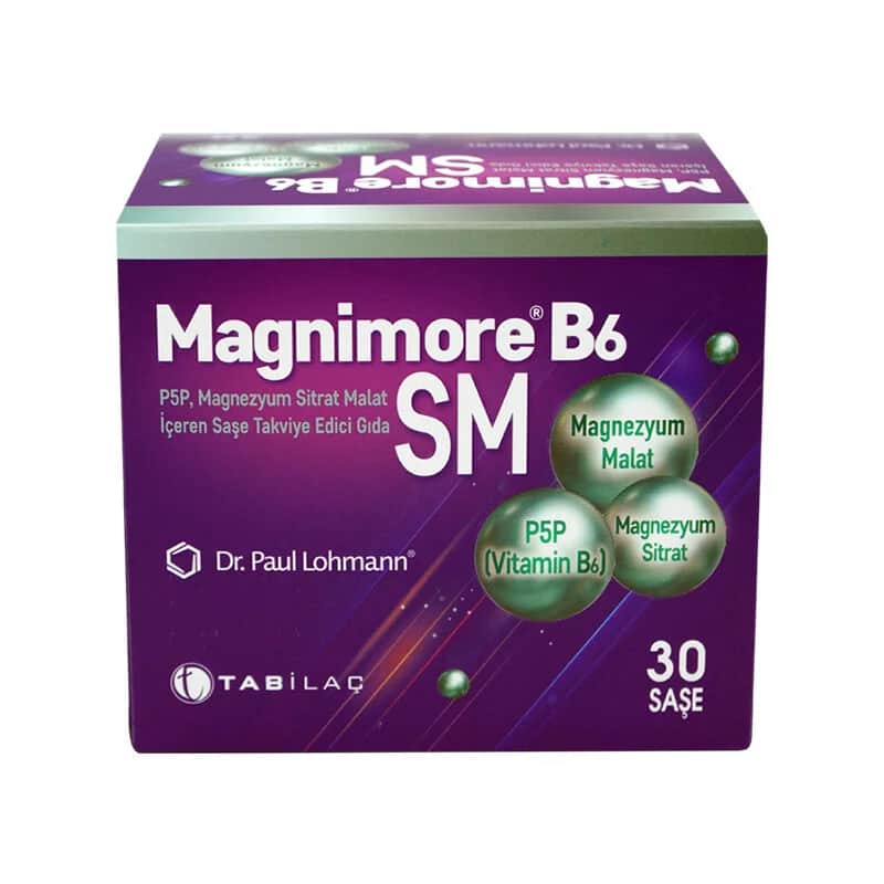 Magnimore B6SM Magnesiumcitrat Malat 30 Sachets