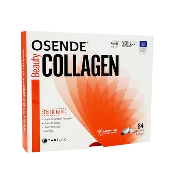 Osende Beauty Kollagen Kautabletten - Typ I &amp; III, 64 Stück