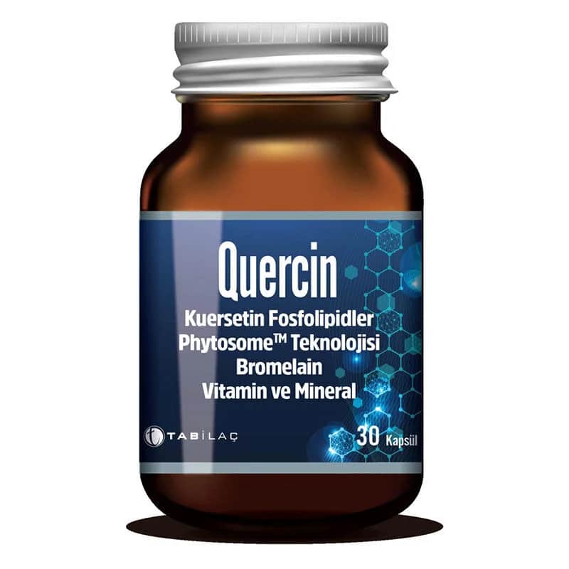 Quercetin &amp; Bromelain mit Vitaminen &amp; Mineralien - 30 Kapseln