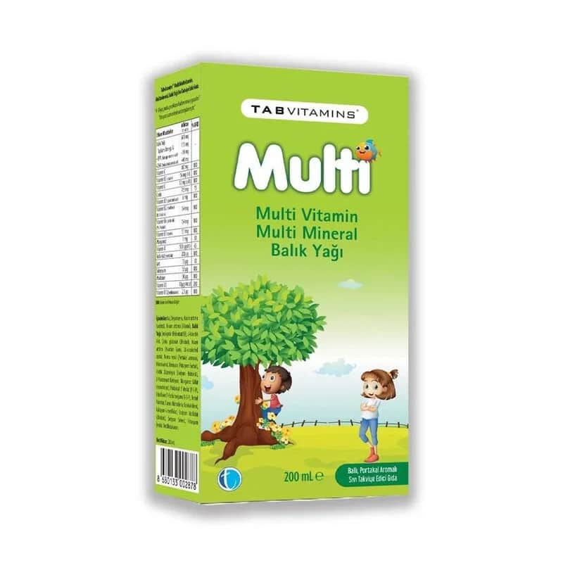Tabvitamins Multi Multivitamin &amp; Fischöl 200ml