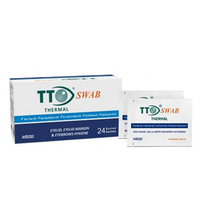 TTO Augenreinigungstücher - 24 sanfte Reinigungspads für die Augen