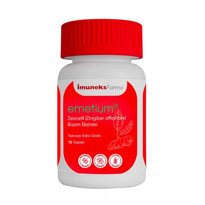 Imuneks Emetium Ingwer Tabletten - Immunsupport, 15 Stück